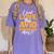 AVID Team Appreciation Essentials AVID Program Teacher Women's Comfort Colors T-Shirt Violet