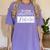Avoid Negativity Math Teacher Women's Comfort Colors T-Shirt Violet