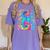 Back To School Eighth 8th Grade Tie Dye Typography Teacher Women's Comfort Colors T-Shirt Violet Back To School Eighth 8th Grade Tie Dye Typography Teacher Women's Comfort Colors T-Shirt Violet
