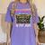 Back To School Retro Teaching Is My Jam 80s Teacher Boombox Women's Comfort Colors T-Shirt Violet