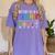 Battery Life Of A Teacher School Teacher Appreciation Women's Comfort Colors T-Shirt Violet Battery Life Of A Teacher School Teacher Appreciation Women's Comfort Colors T-Shirt Violet