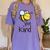 Bee Kind Bumble Bee Anti Bullying Teacher Kindness Matters Women's Comfort Colors T-Shirt Violet