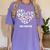 Believe In Yourself YOU MATTER Teachers Big Heart Women's Comfort Colors T-Shirt Violet