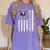 Best Boston Terrier Dog Mom Ever USA Flag For Men Women Kids Women's Comfort Colors T-Shirt Violet