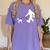 Bigfoot Walking With Bull Terrier Dog Women's Comfort Colors T-Shirt Violet