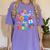 I Blasted Through 100 Days Of School 100th Day Teacher Kids Women's Comfort Colors T-Shirt Violet