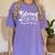 Blessed Teacher For Men Women Kids Women's Comfort Colors T-Shirt Violet