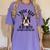 Bostie Mama Dog Dad Boston Terrier For Men Women Women's Comfort Colors T-Shirt Violet