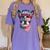 Boston Terrier 4th Of July US Merica Bostie Dog Patriotic For Men Women Kids Women's Comfort Colors T-Shirt Violet