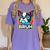 Boston Terrier Bruh Dog Lover Women's Comfort Colors T-Shirt Violet