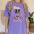 Boston Terrier Boston Bull Terrier Women's Comfort Colors T-Shirt Violet