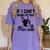 Boston Terrier If I Can't Bring My Dog I'm Not Going Men Women Kids Women's Comfort Colors T-Shirt Violet