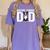 Boston Terrier Dad Of A Bostie Dad Bostie Father Women's Comfort Colors T-Shirt Violet