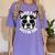 Boston Terrier Dad Father’s Day Dog Dad Men’s Women's Comfort Colors T-Shirt Violet