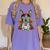 Boston Terrier Dia De Los Muertos Day Of The Dead Dog Skull For Men Women Kids Women's Comfort Colors T-Shirt Violet