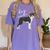 Boston Terrier Dog Mom Woman Women Women's Comfort Colors T-Shirt Violet