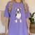 Boston Terrier Dog Motif Pet Art Boston Terrier For Men Women Kids Women's Comfort Colors T-Shirt Violet