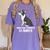 Boston Terrier Dog Owner Grandma Women's Comfort Colors T-Shirt Violet