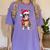 Boston Terrier Dog Ugly Christmas Dog Xmas For Men Women Kids Women's Comfort Colors T-Shirt Violet