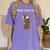 Boston Terrier Who Farted Women's Comfort Colors T-Shirt Violet