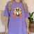 Boston Terrier Halloween Dog Lover Pumpkin Costume Women's Comfort Colors T-Shirt Violet