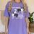 Boston Terrier Humor Bostie Dog Lover For Men Women Kids Women's Comfort Colors T-Shirt Violet