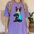 Boston Terrier I Love Mom Apparel Women's Comfort Colors T-Shirt Violet
