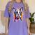 Boston Terrier Lover Pop Art Color Boston Terrier Dog For Men Women Girls Kids Women's Comfort Colors T-Shirt Violet