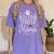 Boston Terrier Mama Boston Terrier Lover Shirt Women's Comfort Colors T-Shirt Violet