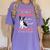 Boston Terrier Mom American Gentleman Dog Lover Mother's Day Women's Comfort Colors T-Shirt Violet