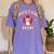 Boston Terrier Mom Dog Mother Women's Comfort Colors T-Shirt Violet