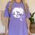Boston Terrier And Moon Halloween Costume Dog Lover Women's Comfort Colors T-Shirt Violet