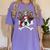 Boston Terrier Pirate T Shirt Jolly Roger Crossbones Skull Women's Comfort Colors T-Shirt Violet