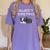 Boston Terrier Puppy Sweet Dreams Pajama For Bedtime Tank Top Women's Comfort Colors T-Shirt Violet