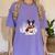 Boston Terrier In The Snow Merry Christmas Winter Women's Comfort Colors T-Shirt Violet