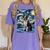 Boston Terrier Van Gogh Starry Night Women's Comfort Colors T-Shirt Violet