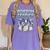Boston Terrier Women's Comfort Colors T-Shirt Violet