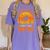 My Broom Broke So Now I Teach English Halloween Teacher Women's Comfort Colors T-Shirt Violet