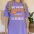 My Broom Broke So Now I Teach Science Teacher Halloween Women's Comfort Colors T-Shirt Violet