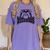 Bulldogs Teacher Student School Sports Fan Team Spirit Women's Comfort Colors T-Shirt Violet