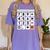 Calculator Easy Halloween Costume For Math Teacher Women's Comfort Colors T-Shirt Violet