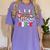 All Is Calm Just Kidding This Is Pre-K Christmas Teacher Women's Comfort Colors T-Shirt Violet