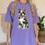 Camo Boston Terrier Pet Owner Camouflage Dog Lover Women's Comfort Colors T-Shirt Violet