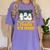 You Can't Scare Me I Teach 5th Grade Teacher Halloween Women's Comfort Colors T-Shirt Violet
