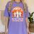 You Can't Scare Me I Teach Middle School Teacher Halloween Women's Comfort Colors T-Shirt Violet