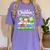 Chillin With My Pre-K Snowmies Christmas Teacher Xmas Women's Comfort Colors T-Shirt Violet