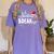 Is It Christmas Break Yet Teacher Xmas Light Santa Hat Women's Comfort Colors T-Shirt Violet Is It Christmas Break Yet Teacher Xmas Light Santa Hat Women's Comfort Colors T-Shirt Violet