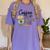 Coffee Gives Me Teacher Power Teacher Elementary Women Women's Comfort Colors T-Shirt Violet