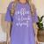 Coffee Teach Repeat Cute Costume Teacher Coffee Lover Women's Comfort Colors T-Shirt Violet
