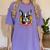 Colorful Boston Terrier Dog For Men Women Kids Women's Comfort Colors T-Shirt Violet